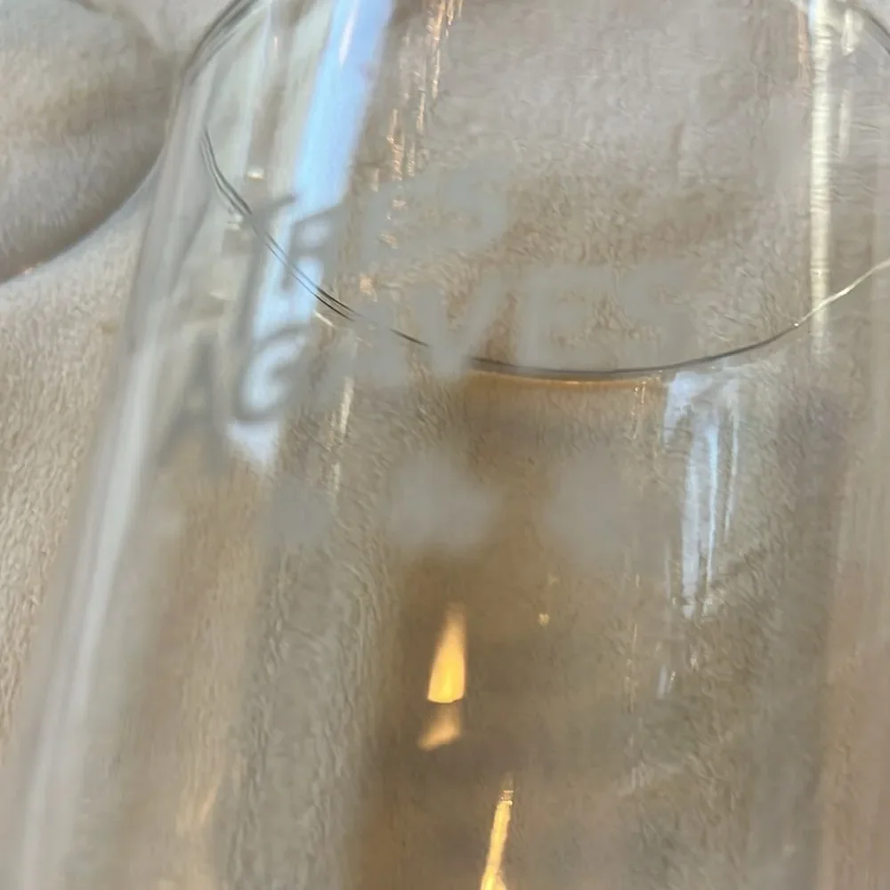 Tres Agaves Tequila Glasses 8 Oz Rocks Tumblers Clear White Lettering Set Of 2